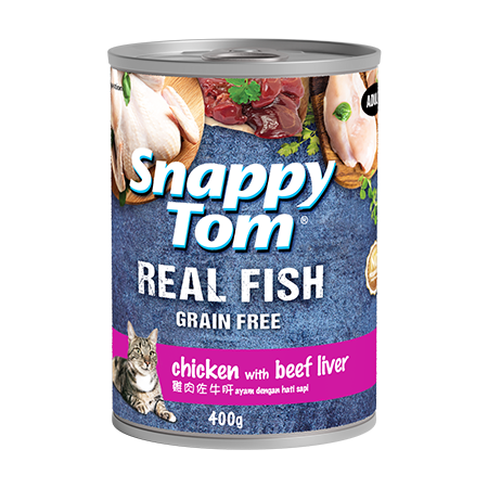 Snappy Tom Chicken with Beef Liver